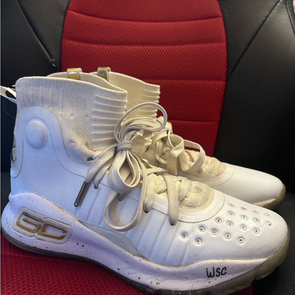 White Curry 4s Retro Youth